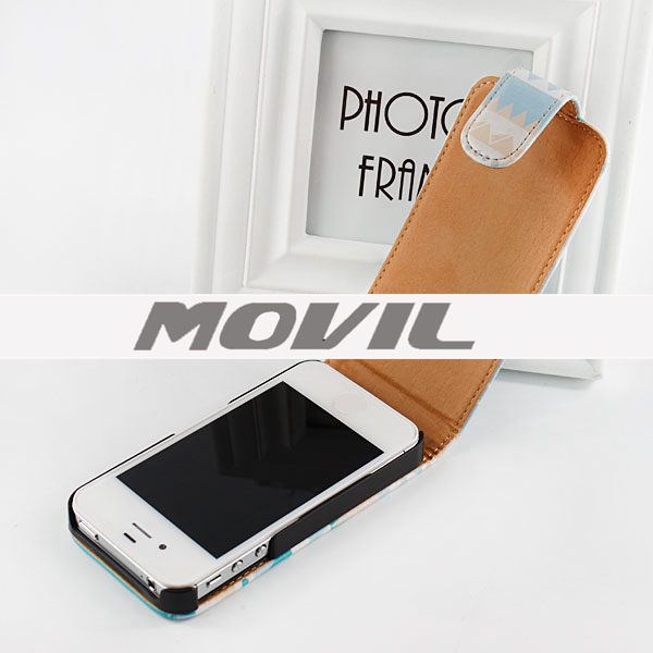 NP-1962 PU  leathe funda para Apple iPhone 4s -5